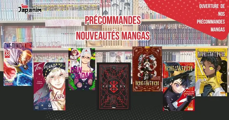 Précommande nouveauté manga